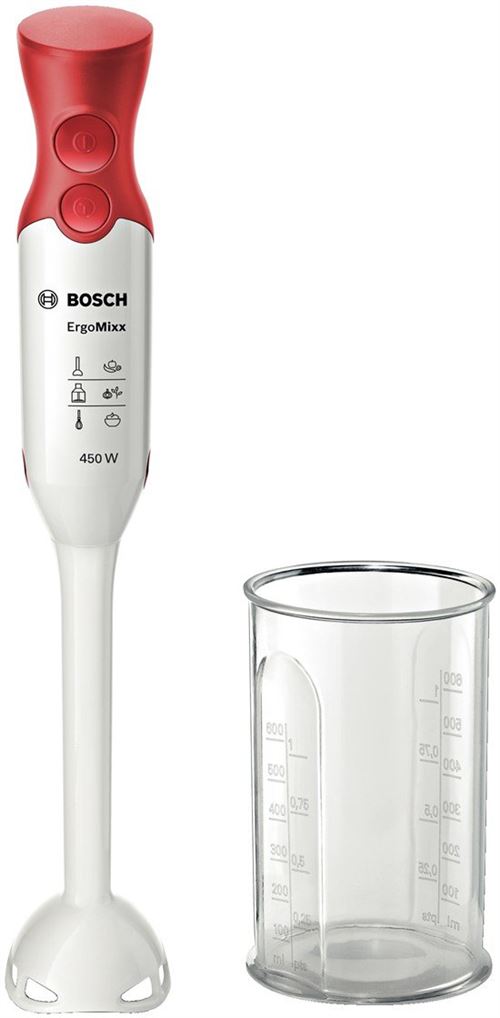 Bosch - MSM64010 - Mixeur plongeant, 450 watts, Blanc