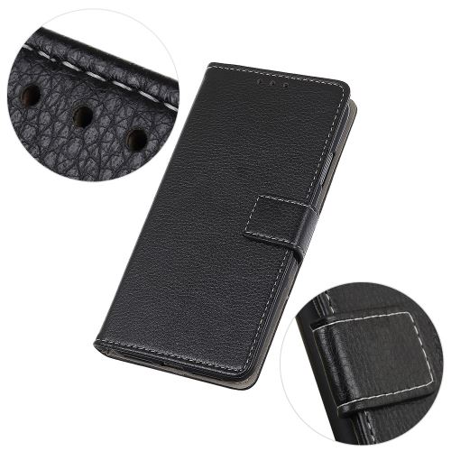 Etui en PU avec support noir pour Samsung Galaxy M10
