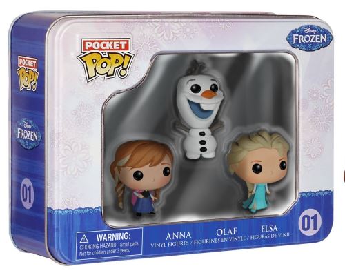 Disney's Frozen: Ensemble de 3 mini-boîtes Elsa, Anna et Olaf