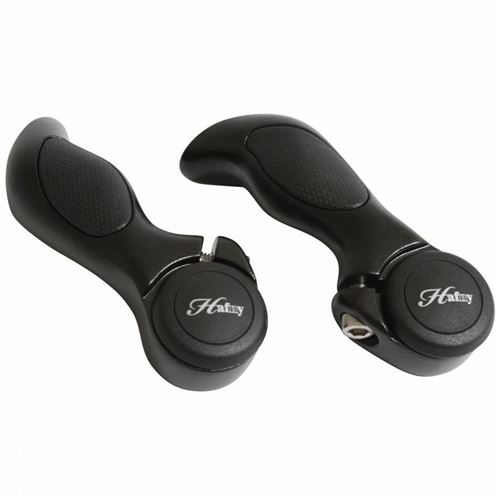 Embout de cintre hafny alu aero noir (paire)