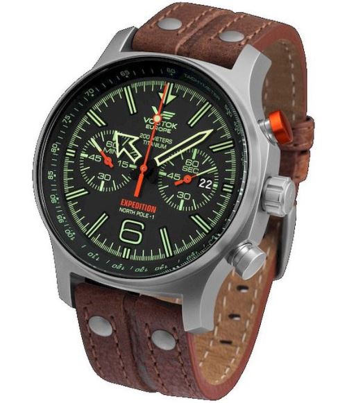 Vostok-Europe Montre pour Hommes Expedition North Pole Chronographe 6S21-595H299
