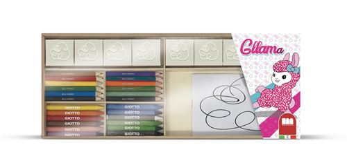 Multiprint jeu de Gllamacouleurs bois 34 pièces