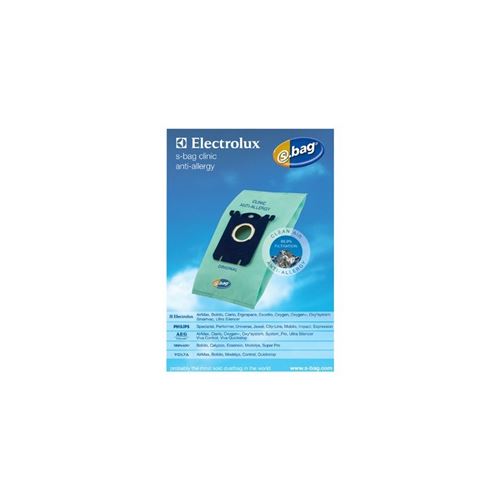 Pièces Détachées Aspirateur Electrolux Sacs (4X) E206B S-Bag Hepa Anti-Allergique pour Aspirateur Electrolux