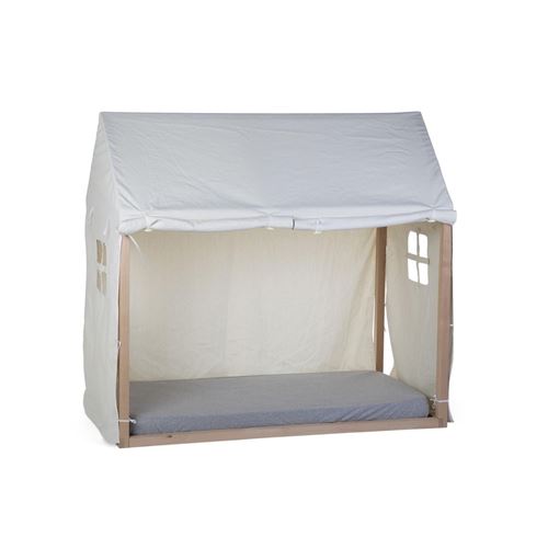 CHILDHOME Housse de maison de lit 150x80x140 cm Blanc