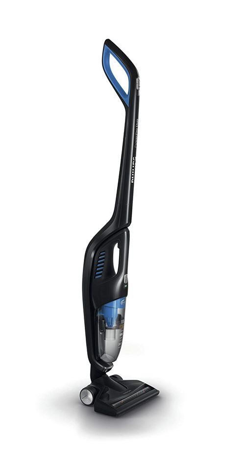 Aspirateur 2 en 1 à Batterie Philips PowerPro Duo FC6169/01 (18 V Li-ion, autonomie 40 minutes, buse d'aspirateur à poils d'animaux), Noir