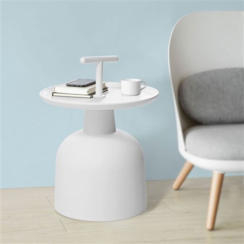 SoBuy® FBT72-W Table dAppoint Design Guéridon Table Basse Table à Café de Haute Qualité