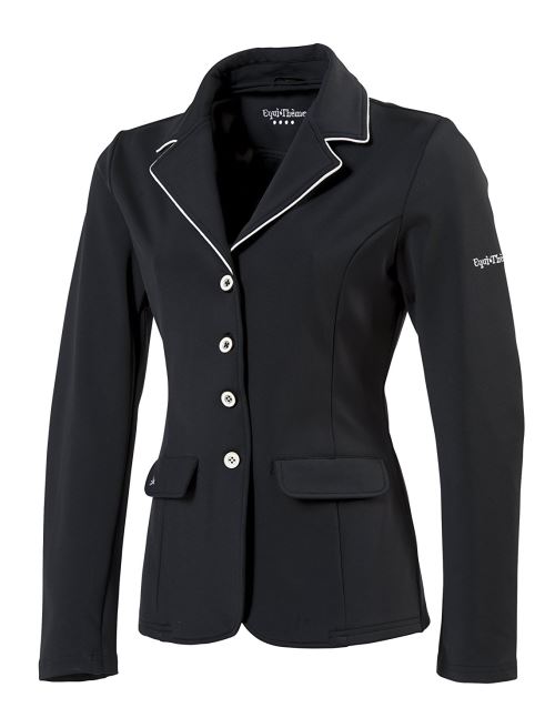 EQUI-THÈME Veste de concours équitation femme Soft Light - 2 Couleurs : Noir ou Marine