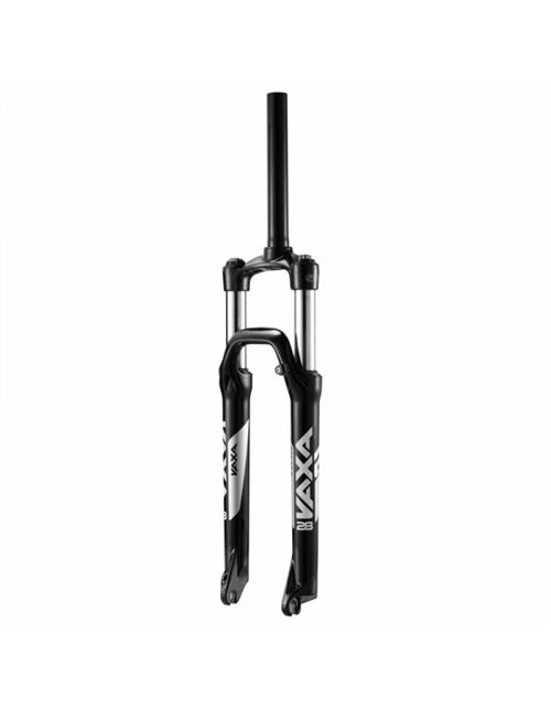 Fourche vtt 29 zoom vaxa 28 reglable-blocable au guidon deb. 100mm pivot lisse 295mm conique 11-2 - 1''1-8-28 Noir