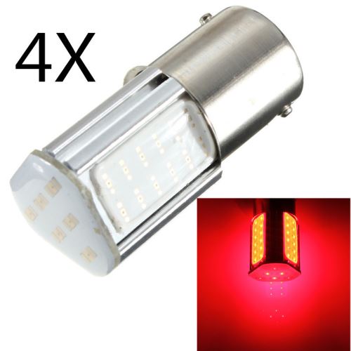 4PCS 3.6W 500LM LED COB Feux Ampoule Arrière Clignotant Auto 1156 BA15S 382 12 V