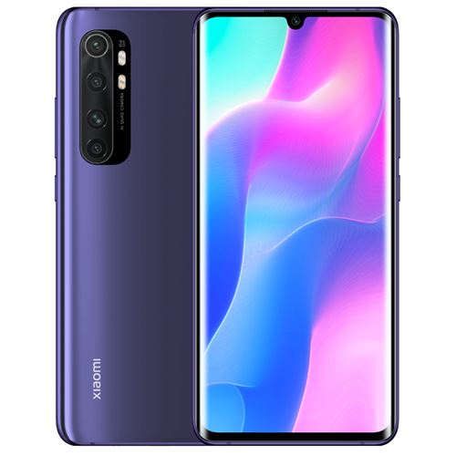 Smartphone Xiaomi Note 10 Lite 6,47 pouces 6Go 64Go 5260mAh NFC Violet nébuleuse