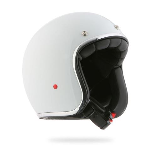 Stormer Casque Jet Pearl Blanc Métal
