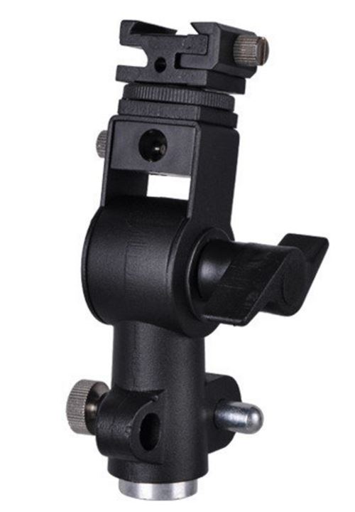 BRESSER JM-25 Support de flash universel avec trépied et connecteur pour parapluie