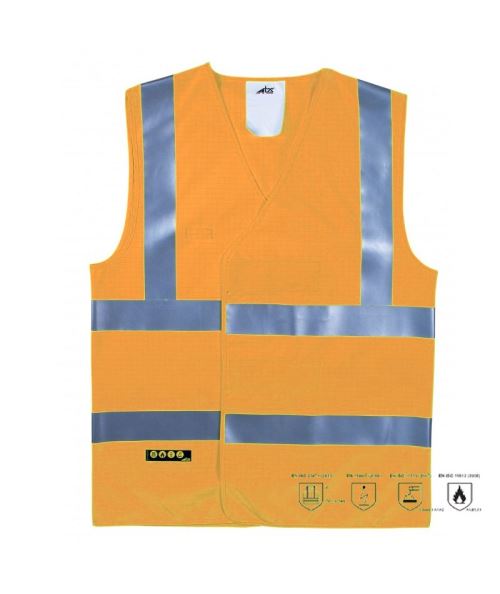 Gilet Haroun Fluo Zone Atex (Orange Fluo - Taille Xl)