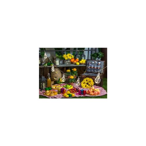 LOTTI Guirlande guinguette - L240 x H75 cm - Blanc chaud