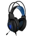 Casque filaire Gaming Alpha Omega Players Berserker Frodi pour PC/PS4/Xbox One/Nintendo Switch/Smartphone/Tablette Noir et Bleu