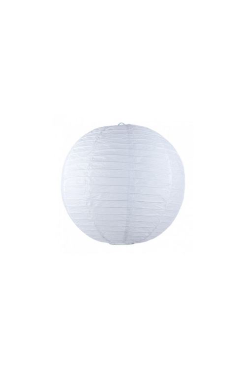 Lanterne Japonaise Blanche 15 Cm - Blanc - 15 cm de diamètre