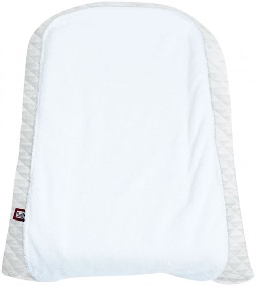Matelas à langer et housse fleur de coton blanc - red castle