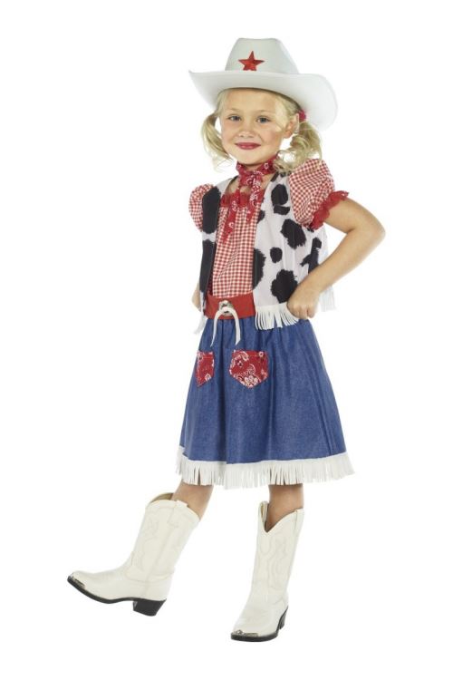 Cowgirl Sweetie Costume, Female Medium Age 7-9