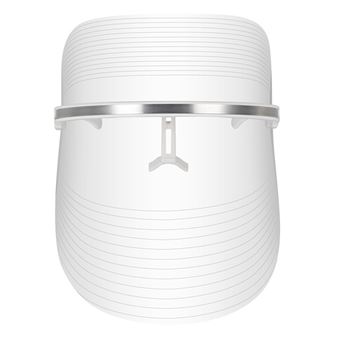 Masque facial 3 couleurs Lumière LED Rajeunissement de la peau-blanc - 1