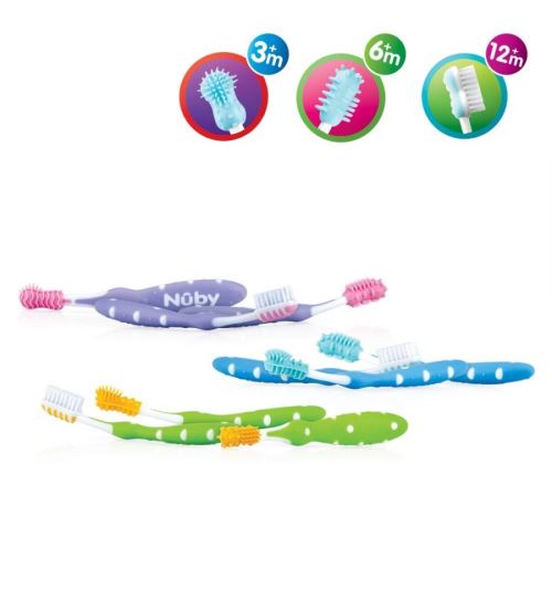 NUBY-Set evolutif brosse a dents