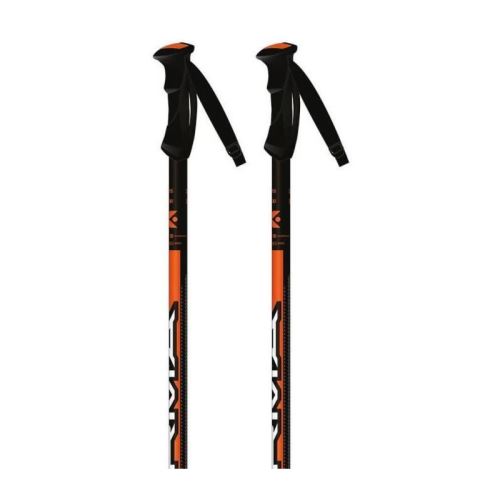 KERMA Bâton de ski Speed - 135 cm - Noir et orange