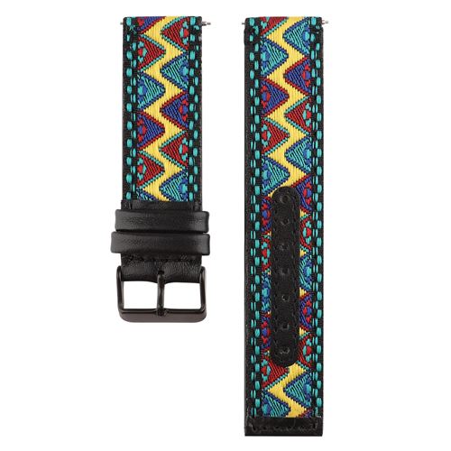 Bracelet en tissu vintage pour Fitbit Versa / Versa2 / Lite - Multicolore #2