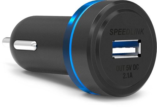 Speedlink Rod USB Car Adapter for Nintendo Switch - Chargeur USB de Voiture pour La Console Nintendo Switch, Noir