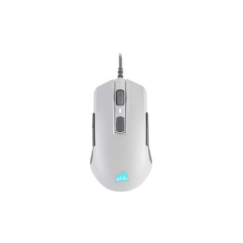 CORSAIR Souris Gamer M55 RGB PRO - Ambidextre Multi-Grip - Blanche (CH-9308111-EU)
