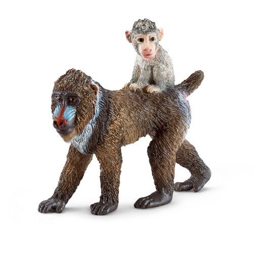 Schleich World of Nature: Wild Life - Madril, femelle avec bébé