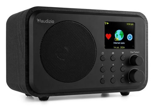 Audizio Vicenza Radio Internet Dab+ WiFi Bluetooth Batterie Intégrée - Noir