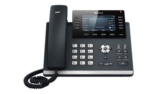 Yealink SIP-T46U - Téléphone VoIP avec ID d appelant - (conférence) à trois capacité d appel - SIP, SIP v2 - 16 lignes