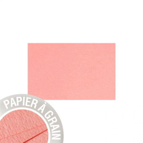 Carte visite Pollen poudre de corail 82x128mm