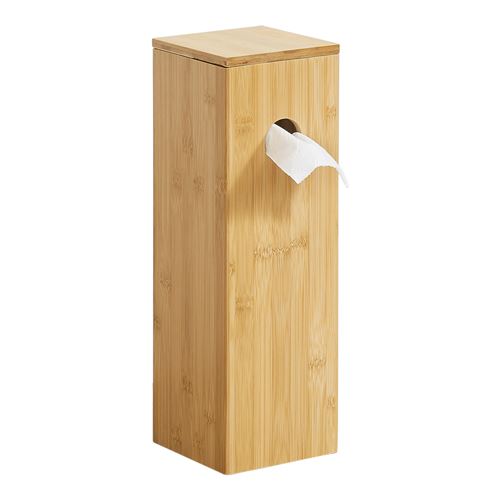 Support papier toilette Storuman sur pied bambou [en.casa] - Achat & prix