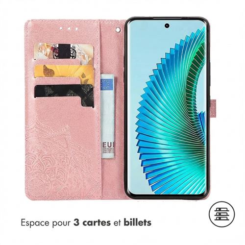 Coque Hydrogel Pour Honor Magic 6 Lite - Noire à Cœur Rose, Clip, Neuve