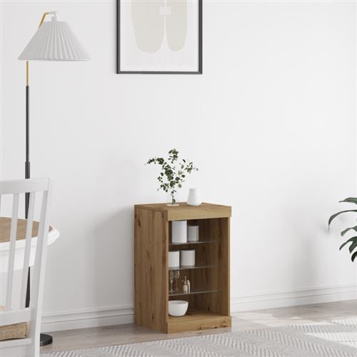 VIDAXL - Buffet - Chêne artisanal - 41x37x67 cm - Image 3