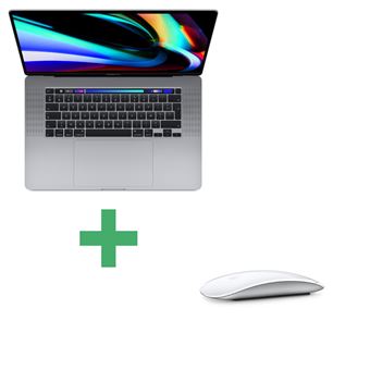 MacBook Pro Touch Bar 16 2019 Core i9 2,3 Ghz 16 Go 1 To SSD Gris sidéral reconditionné - Souris Apple Magic Mouse Blanche incluse - 1