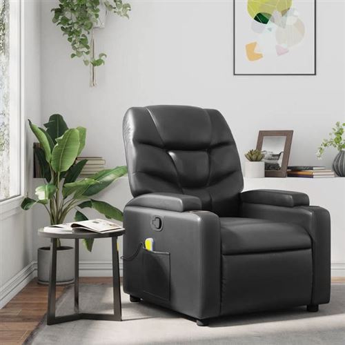 Vidaxl Noir Fauteuil De Massage - Image 3