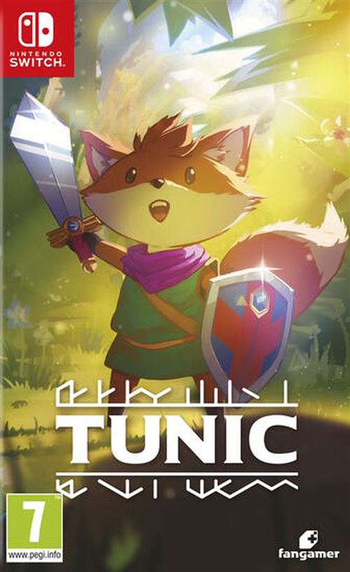 Pochette avant du jeu Tunic Nintendo Switch