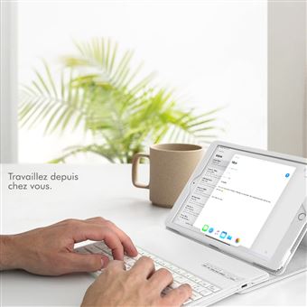 Housse/Clavier Magic Keyboard Folio pour iPad 10ème génération avec  Trackpad Intégré - USB-C - AZERTY - Blanc (