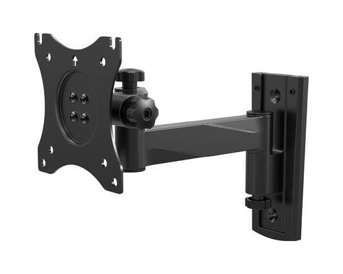 SpeaKa Professional SP-WMM-202S simple Support mural pour écran 33,0 cm (13) - 76,2 cm (30) noir inclinable, mobile