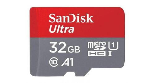 SanDisk Ultra - Carte mémoire flash (adaptateur microSDHC - SD inclus(e)) - 32 Go - A1 / UHS-I U1 / Class10 - microSDHC UHS-I