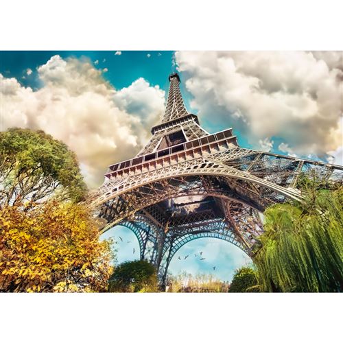 Non Communiqué Puzzle 1000 Pièces : Photo Odyssée : Tour Eiffel À Paris, France