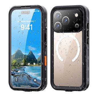 Coque Puxicu Pour IPhone 15 – Qualité Militaire, Noir, Avec Béquille Et Aimant, étui Coulissant