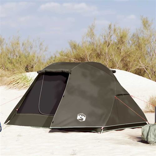 vidaXL Tente de pêche 3 personnes marron imperméable4100656