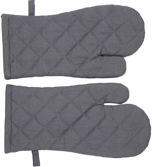 Penguin Home® Gants, Cotton, Gris, 2pc Set - Plain
