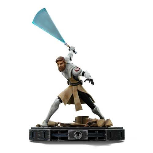 Iron Studios Star Wars: Clone Wars Obi-Wan Kenobi Art Scale 1/10 Statue - Image 4