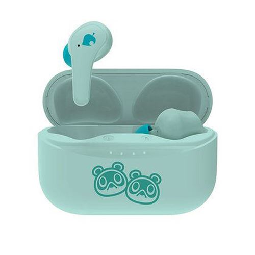 Écouteurs OTL Animal Crossing AC0875 Sans Fil Bluetooth Intra-Auriculaire Charge Rapide Stéréo Vert