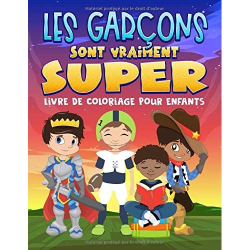 Livre de Coloriage Enfants 3-10 ans - 34 Pages Motivantes - 72 pages A4