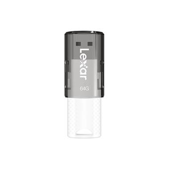 Pack de 2 clés USB 2.0 Lexar JumpDrive S60 64 Go Argent et Vert