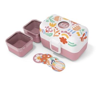 Lunch Box Enfant Monbento MB Tresor Green Forest – 3 Compartiments, 0.8L, Sans BPA, Personnalisable